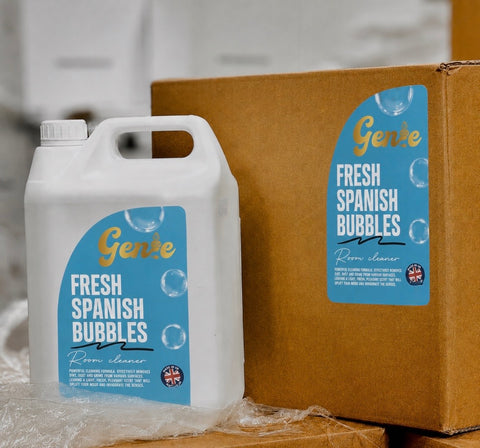 Starter Kit: 5 Litre Fresh Spanish Bubbles Genie Room Cleaner